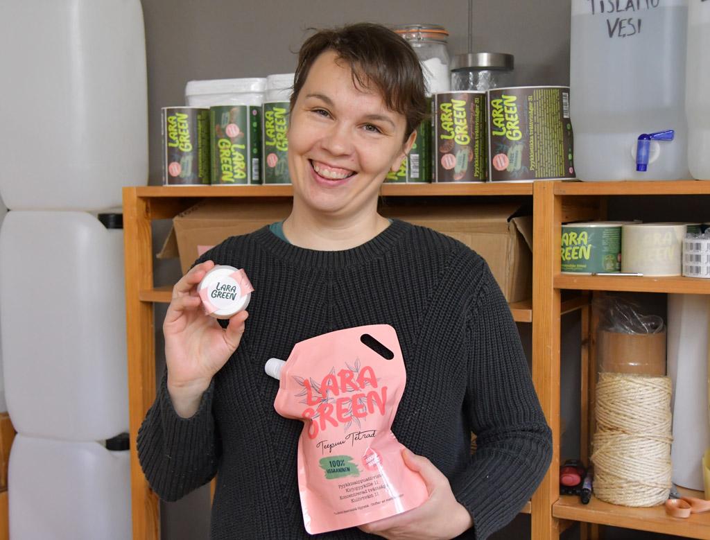 Lara Green yrittäjä Laura Paasonen kuvassa