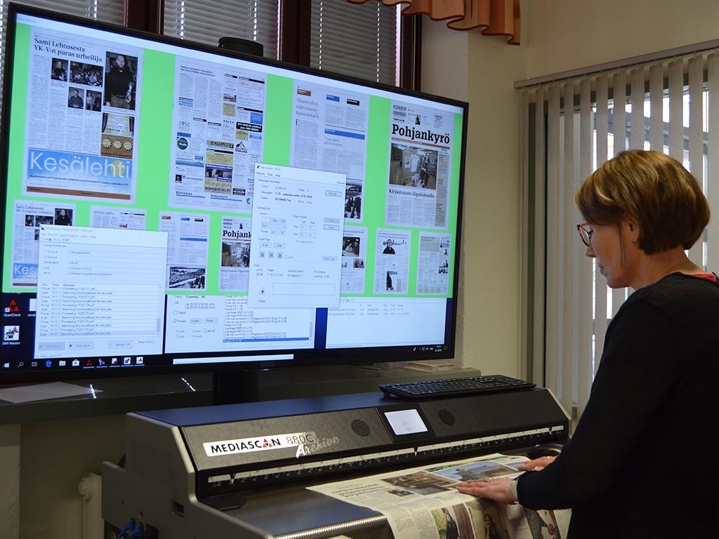 Kansalliskirjaston Pursialan digitointikeskus
