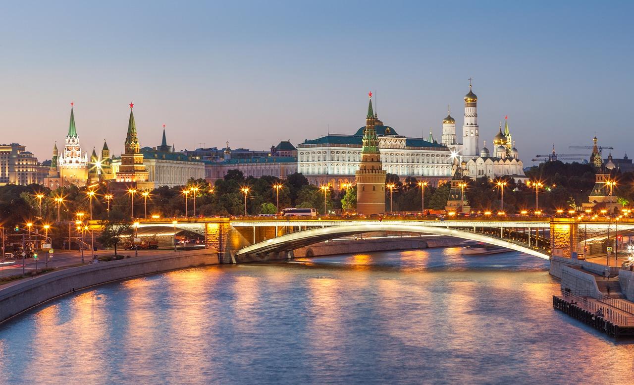 Moskova, kuvituskuva, silta, Moscow