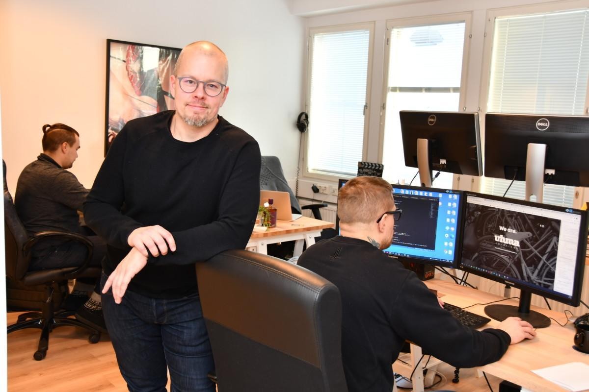 Haajan art director Juha Jukarainen